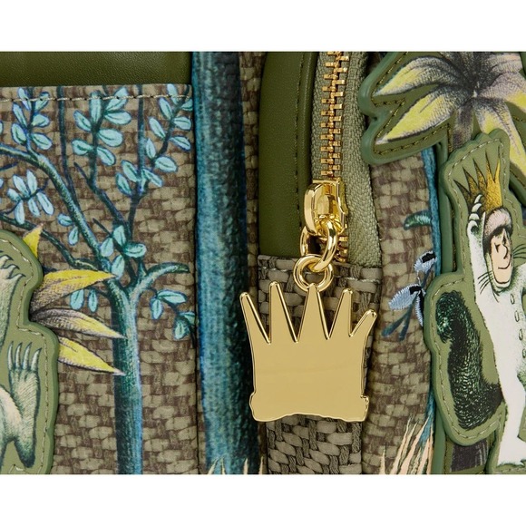 NWT Loungefly Max & The Wild Things Children's Classic Backpack - Picture 7 of 9